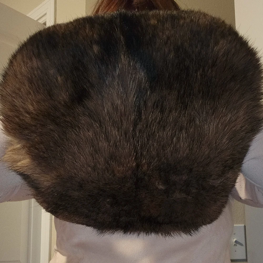 Fur Muff Walking & Sleigh Travel Fashion Essential Accessory -Over 100 Years Old